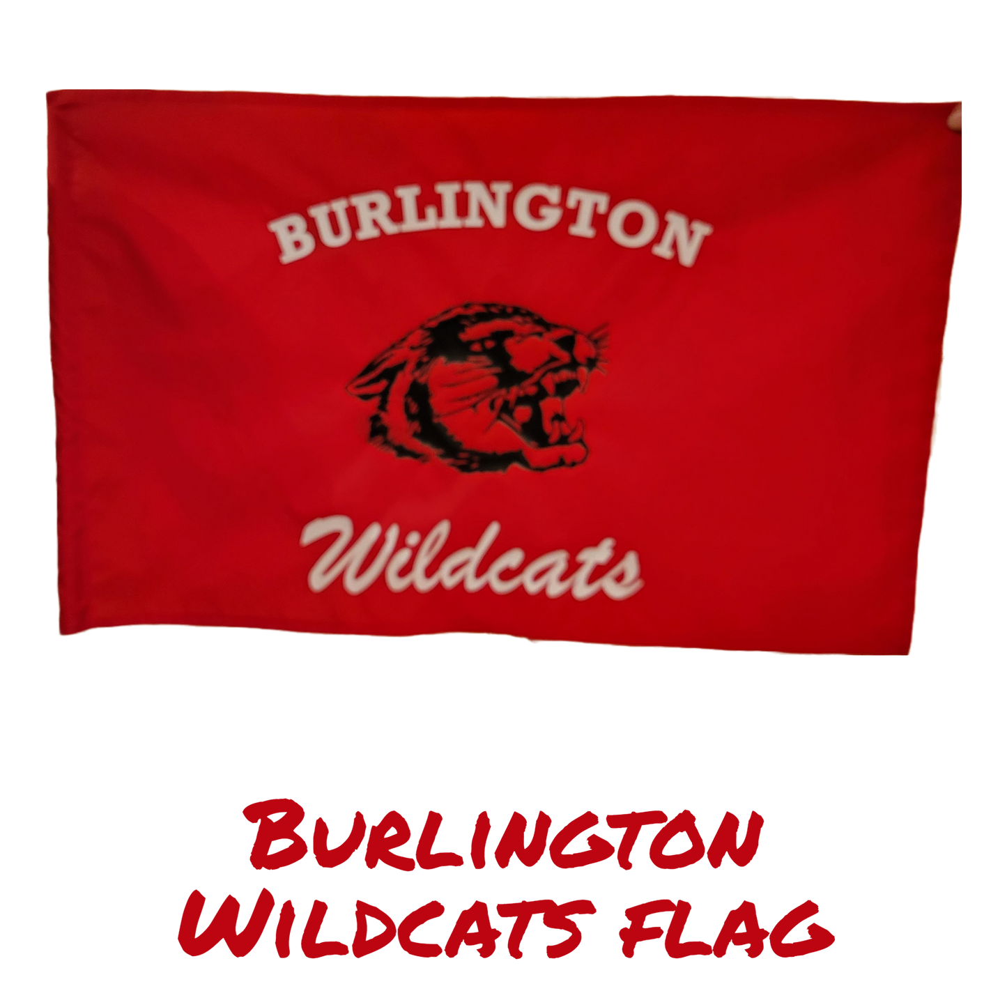 Burlington Wildcats Flag