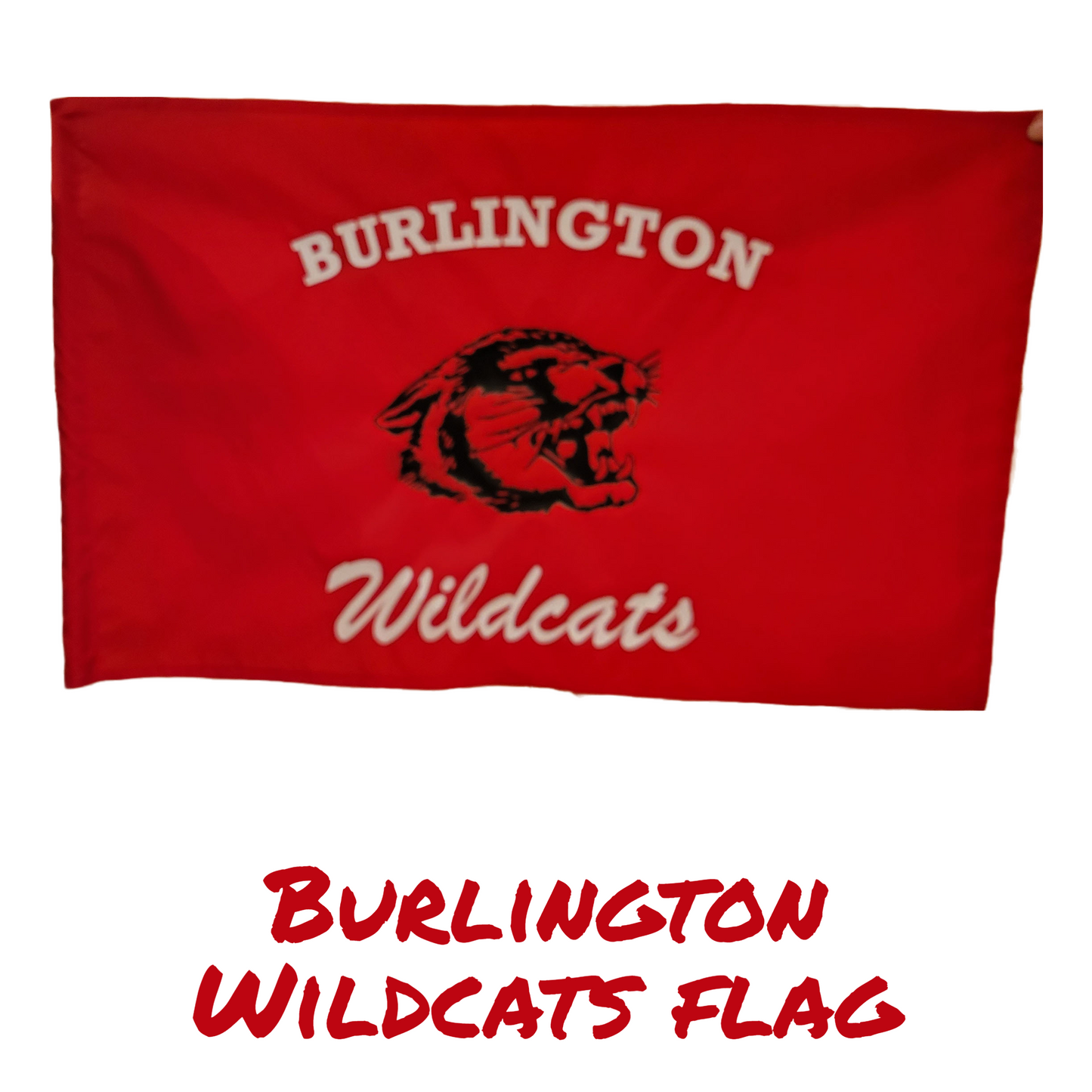 Burlington Wildcats Flag