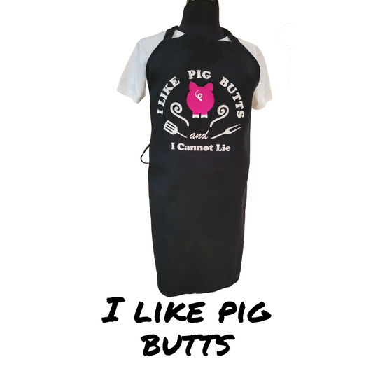 I Like Pig Butts Apron