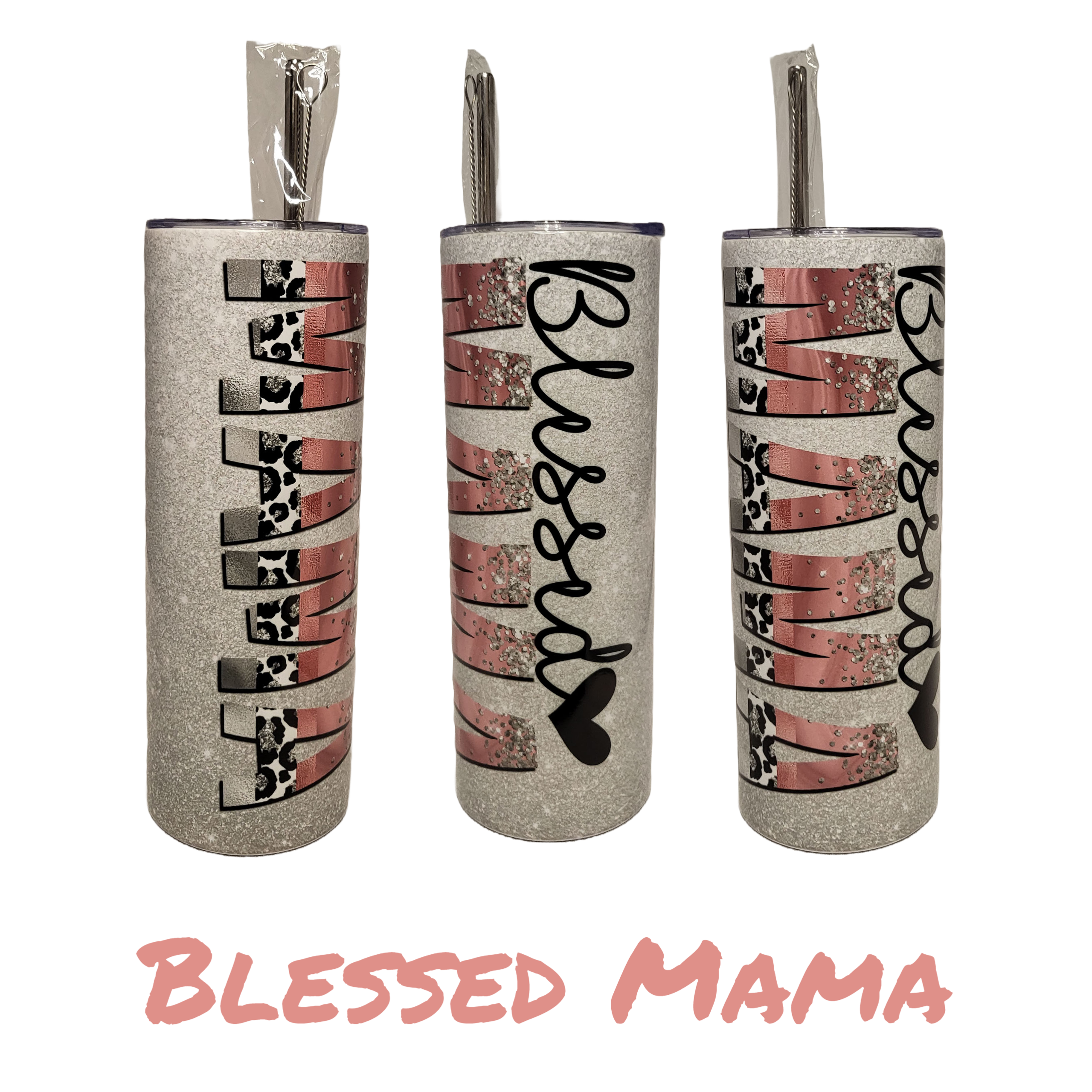 Rad Mama Life 16oz Glass Tumbler – The Blooming Knot