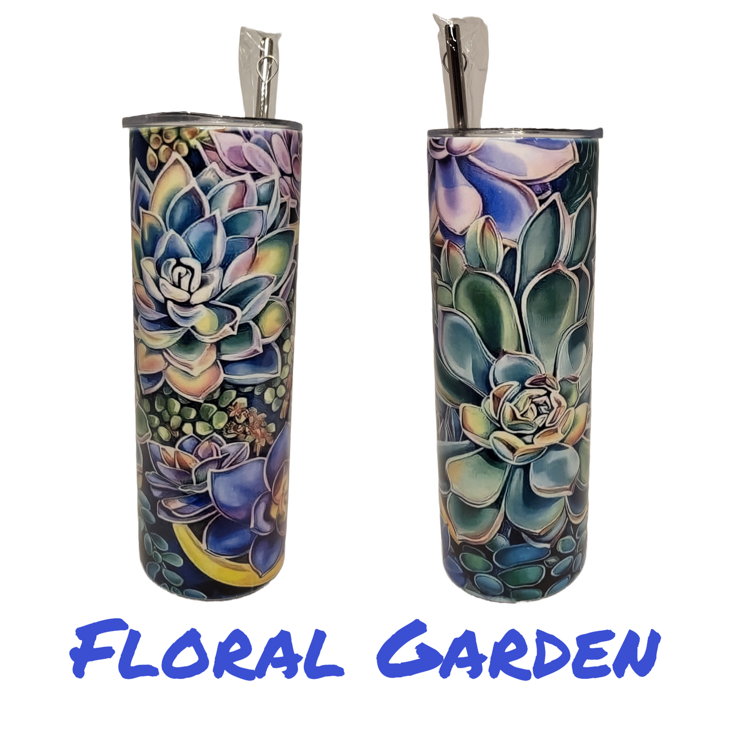 Floral Garden Twenty Ounce Tumbler