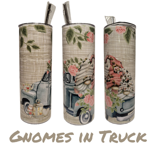 Gnomes in Truck Twenty Ounce Tumbler